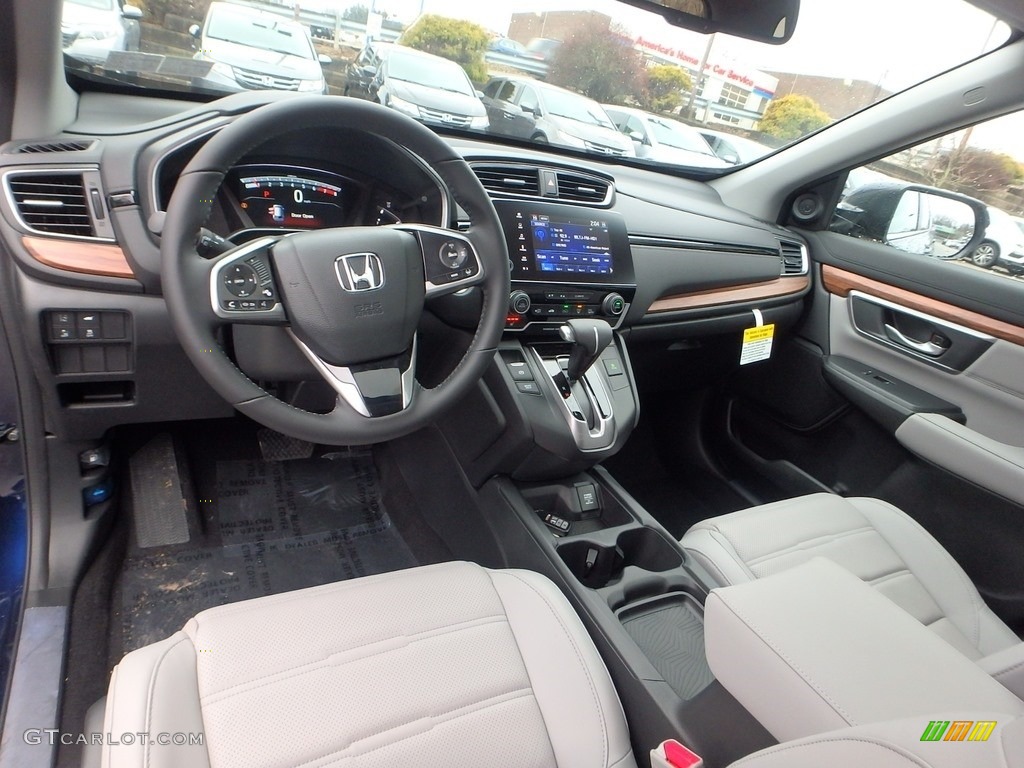 2017 CR-V Touring AWD - Obsidian Blue Pearl / Gray photo #7