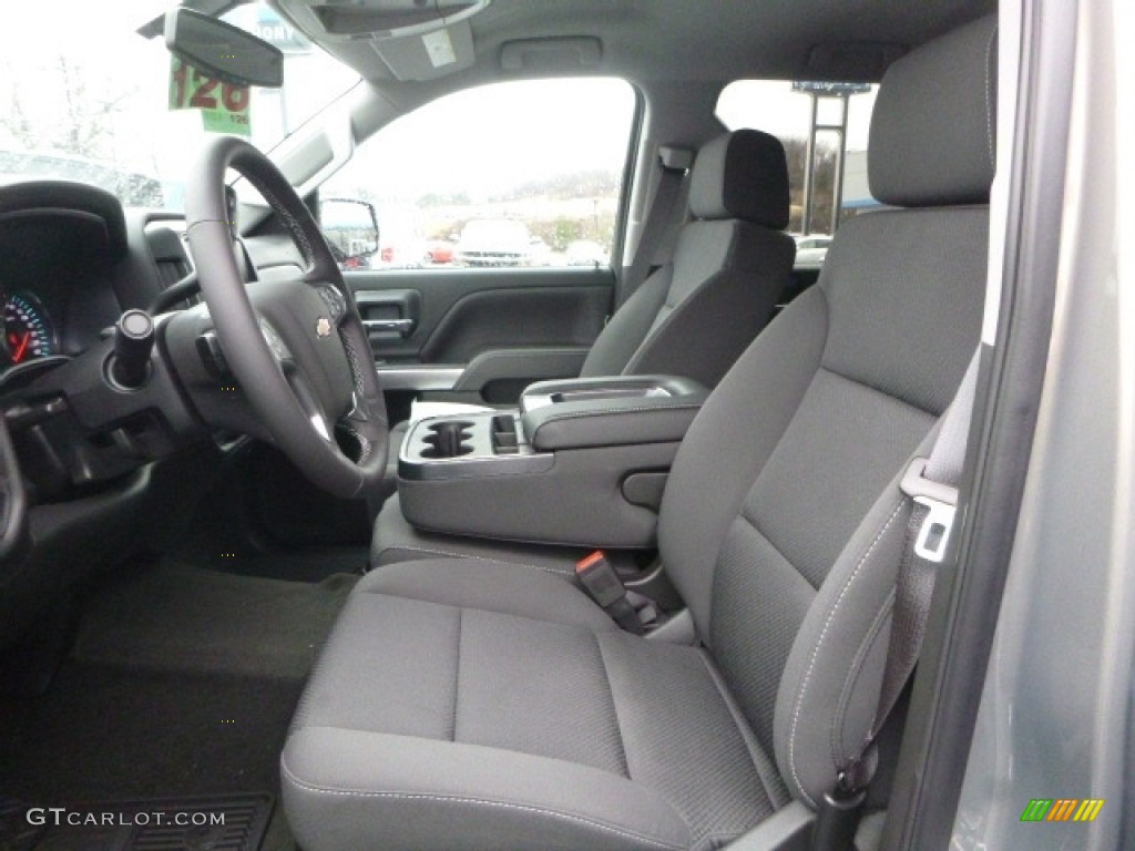 2017 Silverado 1500 LT Crew Cab 4x4 - Pepperdust Metallic / Jet Black photo #11