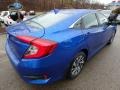 2017 Aegean Blue Metallic Honda Civic EX Sedan  photo #3