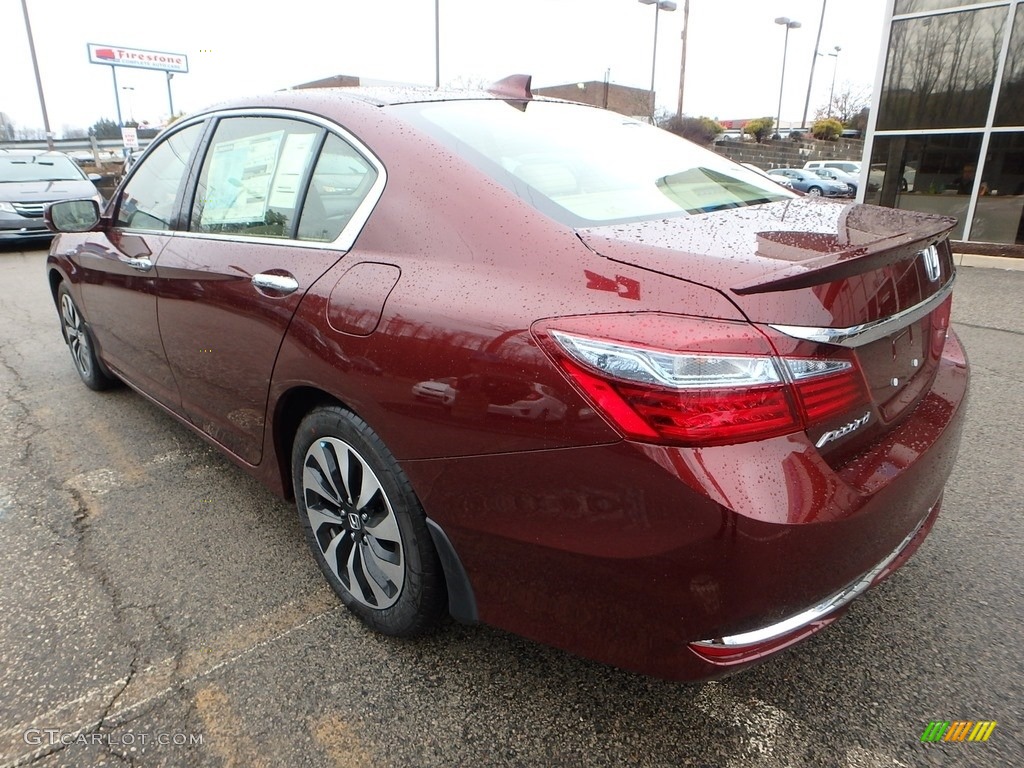 2017 Accord Hybrid EX-L Sedan - Crimson Pearl / Ivory photo #2