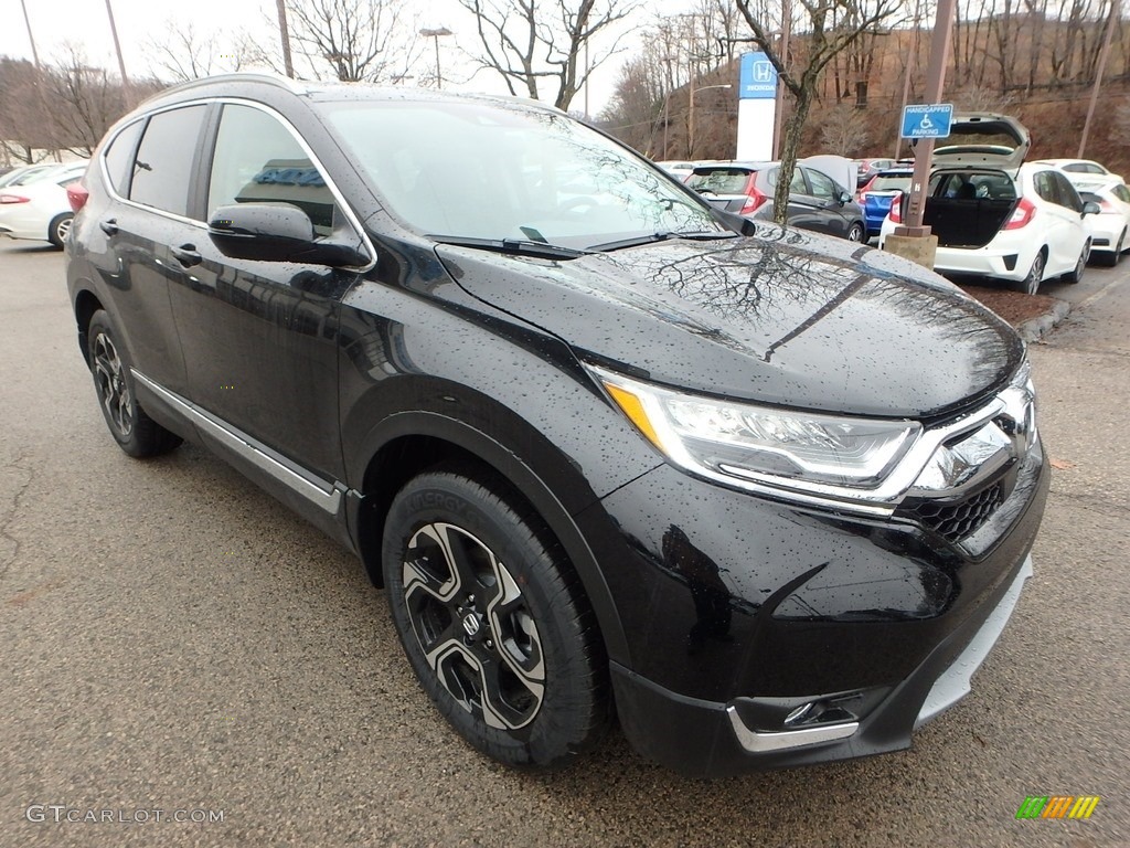 Crystal Black Pearl 2017 Honda CR-V Touring AWD Exterior Photo #118280838