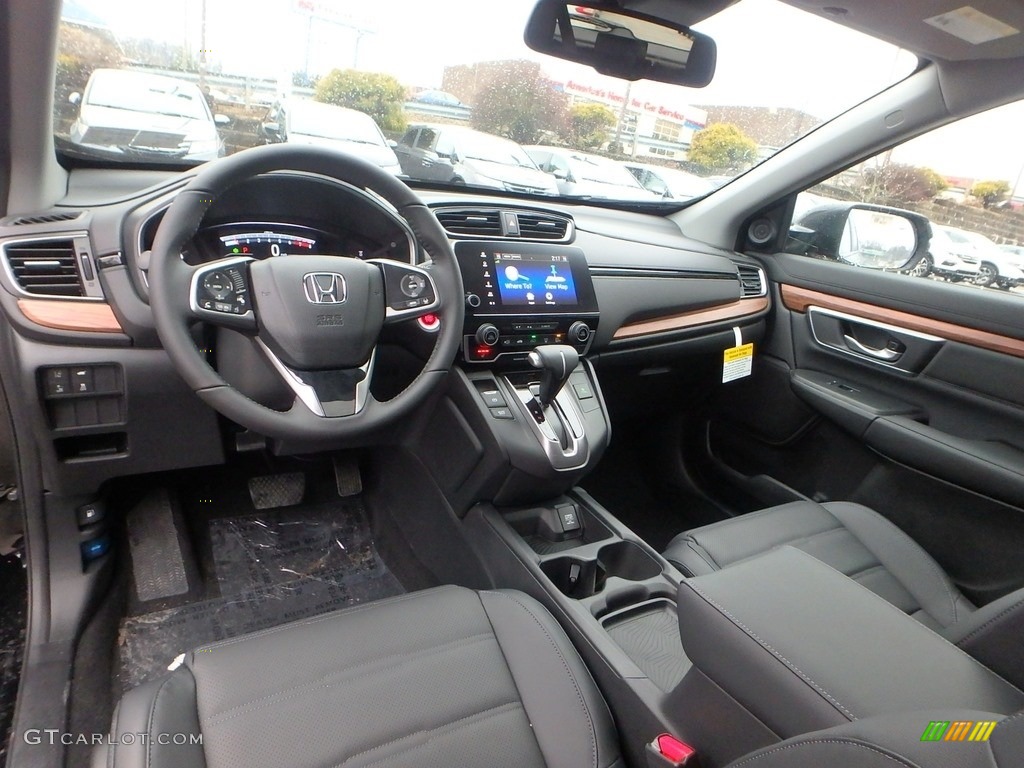 Black Interior 2017 Honda CR-V Touring AWD Photo #118280913