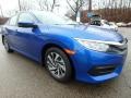 Aegean Blue Metallic 2017 Honda Civic EX Sedan Exterior