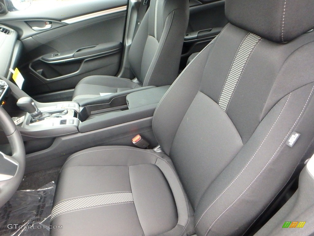 Black Interior 2017 Honda Civic EX Sedan Photo #118281123