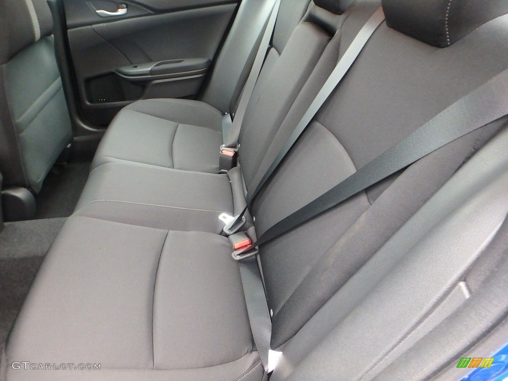 Black Interior 2017 Honda Civic EX Sedan Photo #118281150