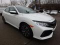 White Orchid Pearl 2017 Honda Civic LX Hatchback Exterior