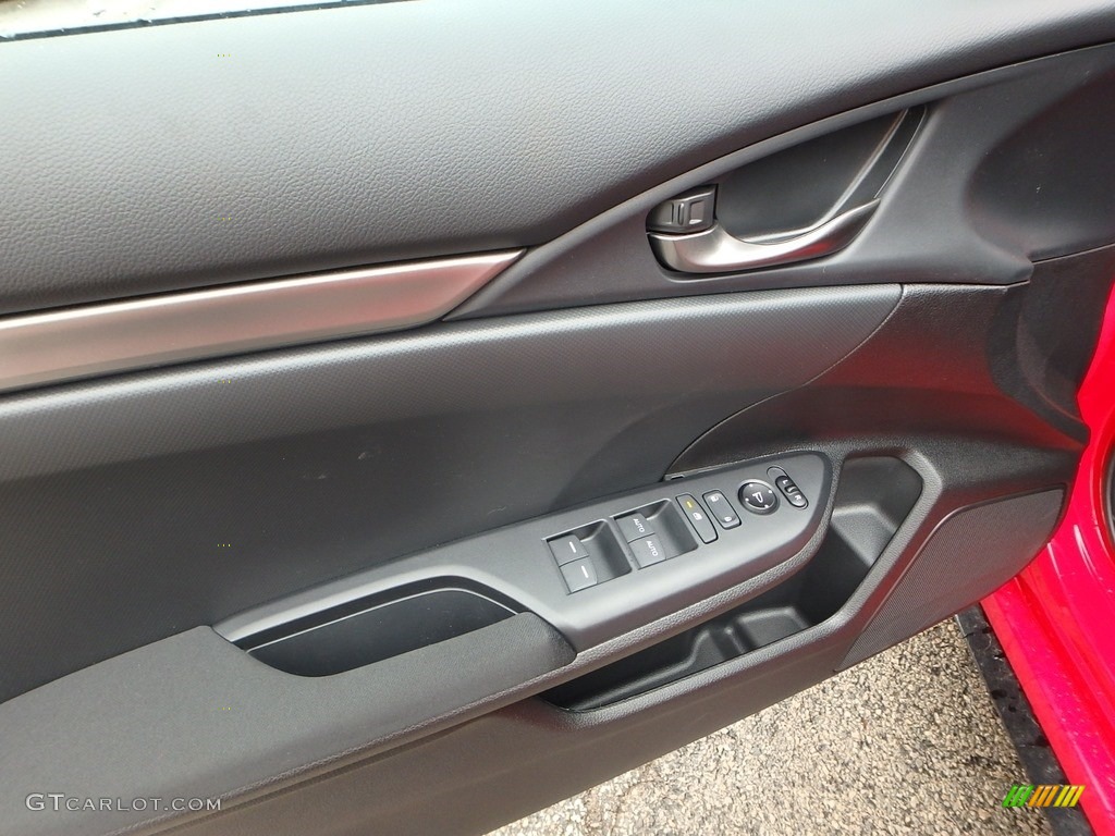 2017 Honda Civic Sport Hatchback Black Door Panel Photo #118283121