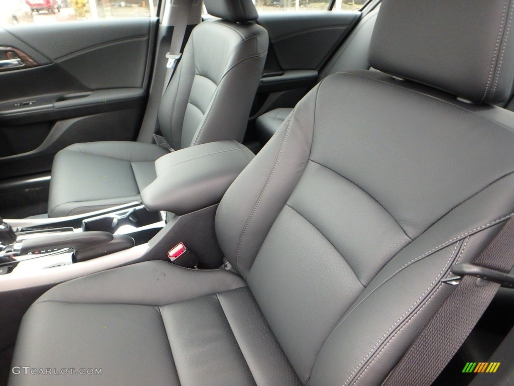 Black Interior 2017 Honda Accord EX-L Sedan Photo #118283253