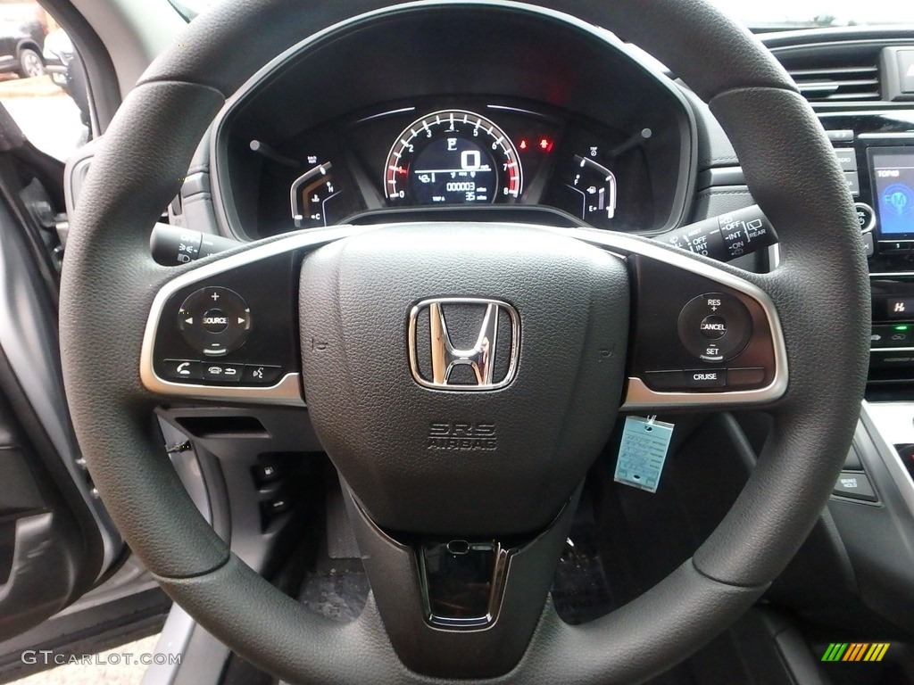 2017 Honda CR-V LX AWD Gray Steering Wheel Photo #118283331