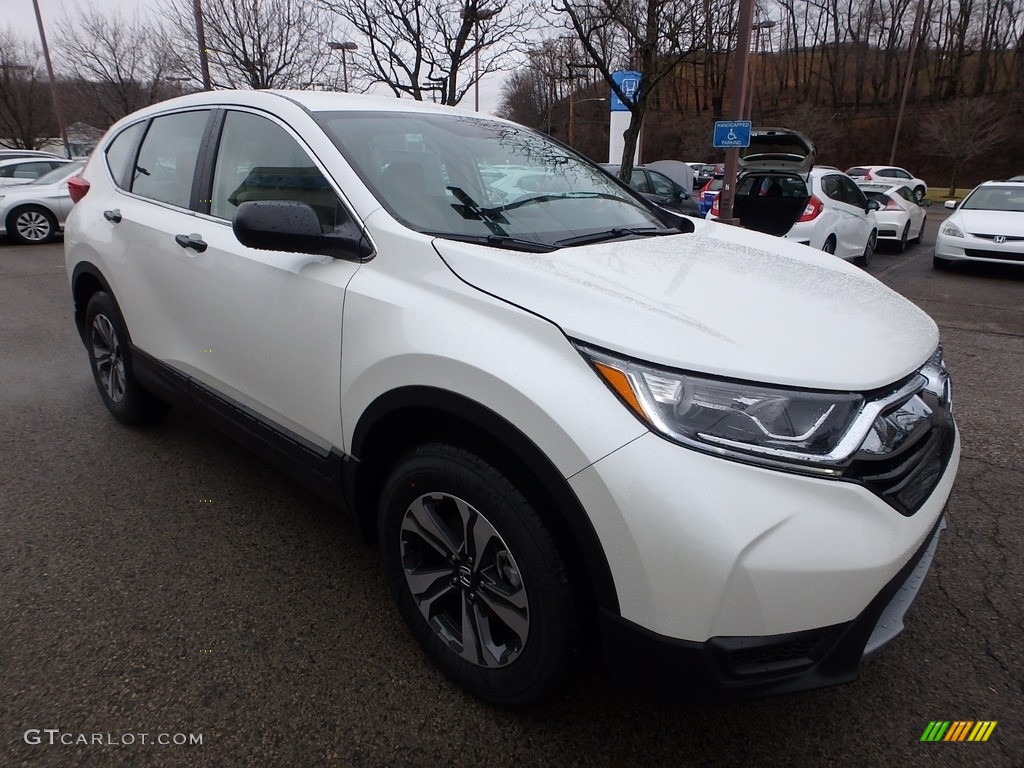 White Diamond Pearl 2017 Honda CR-V LX AWD Exterior Photo #118283481