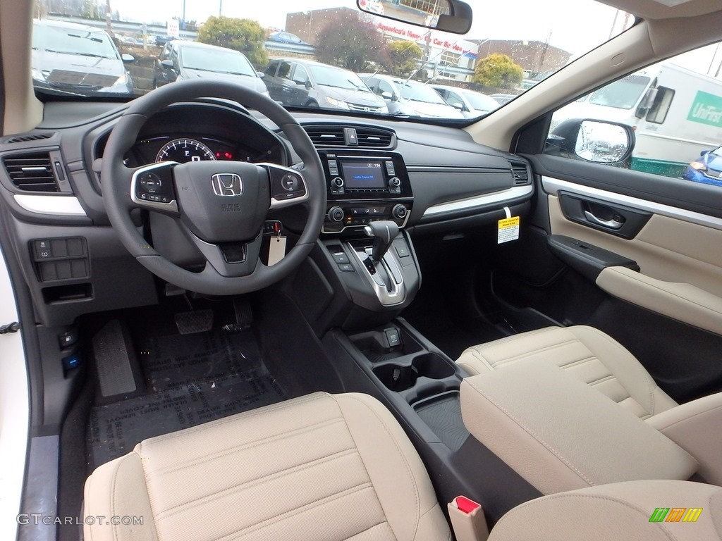 Ivory Interior 2017 Honda CR-V LX AWD Photo #118283562