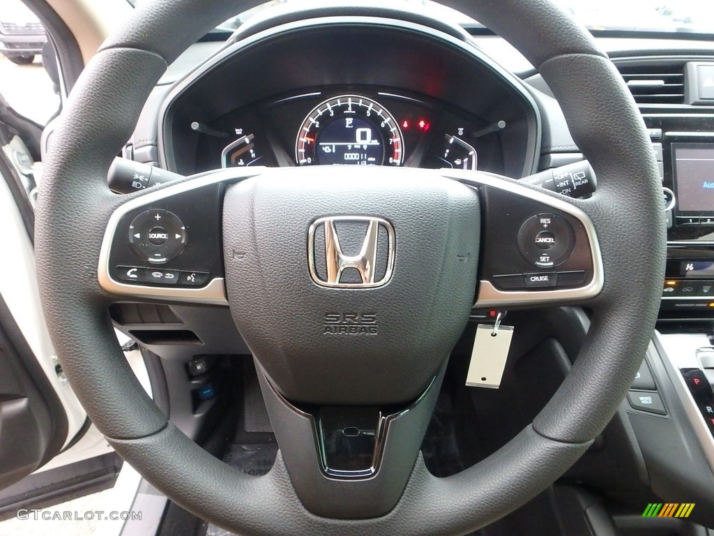 2017 Honda CR-V LX AWD Ivory Steering Wheel Photo #118283589