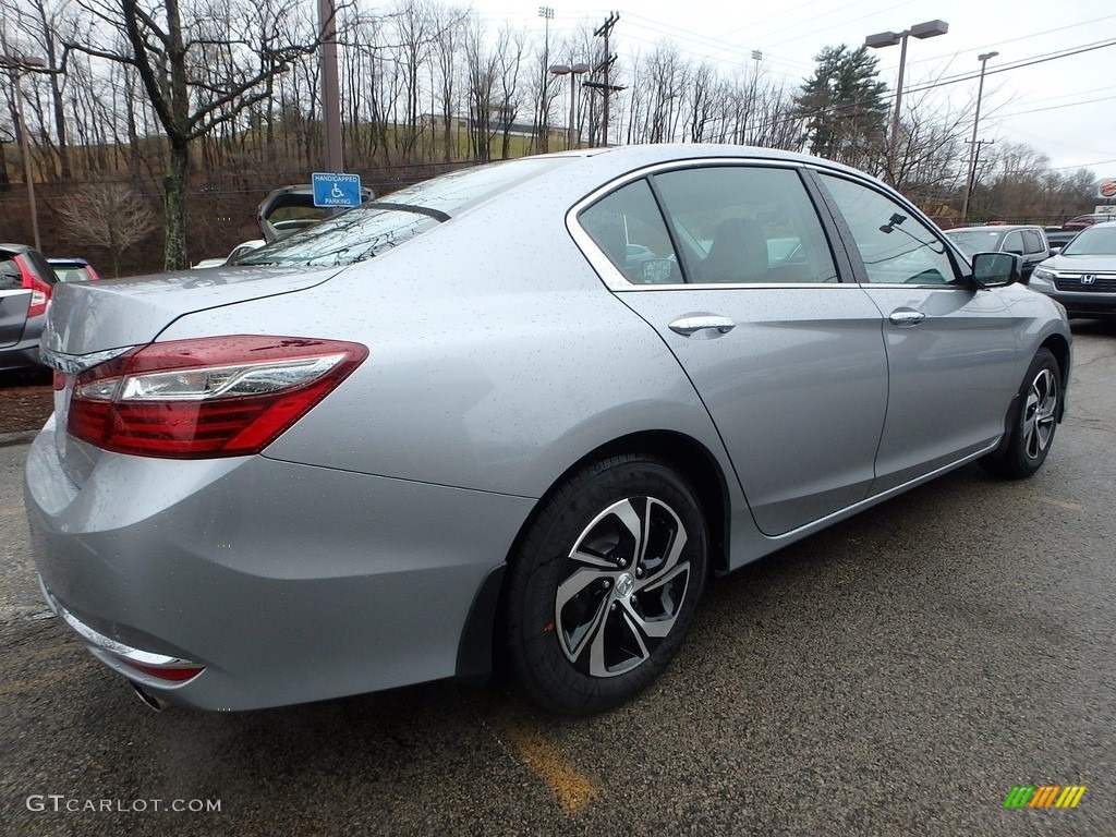 2017 Accord LX Sedan - Lunar Silver Metallic / Gray photo #3