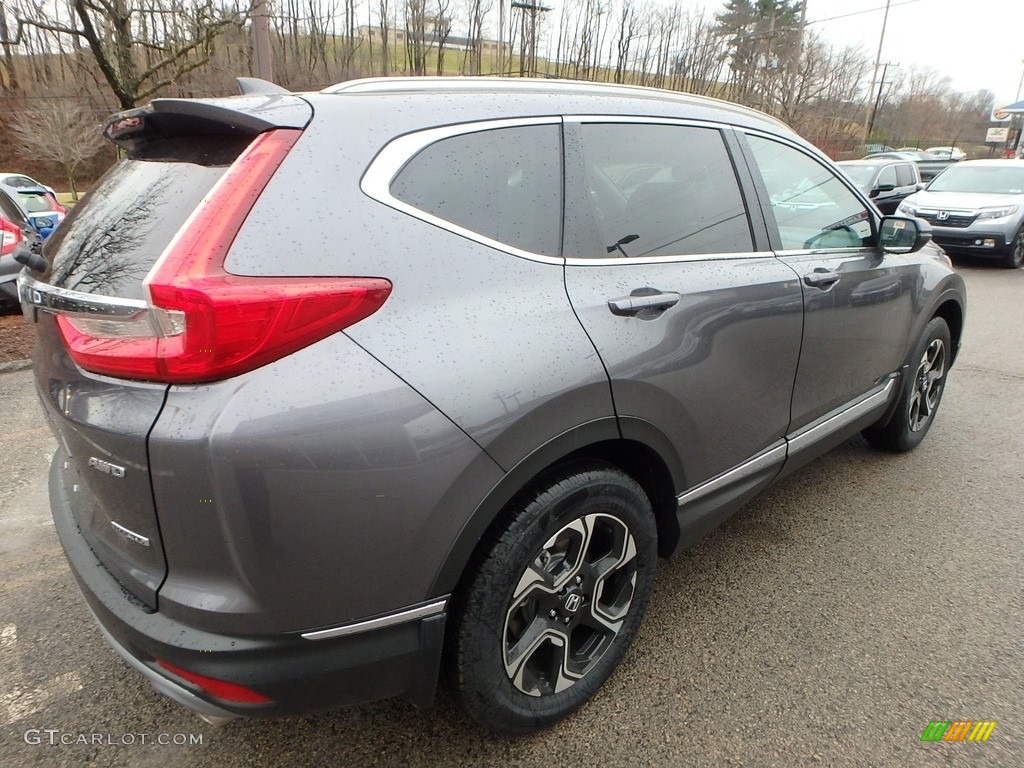 2017 CR-V Touring AWD - Modern Steel Metallic / Gray photo #3