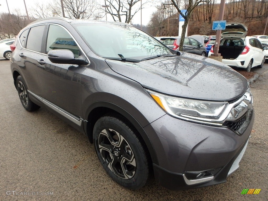 Modern Steel Metallic 2017 Honda CR-V Touring AWD Exterior Photo #118284006