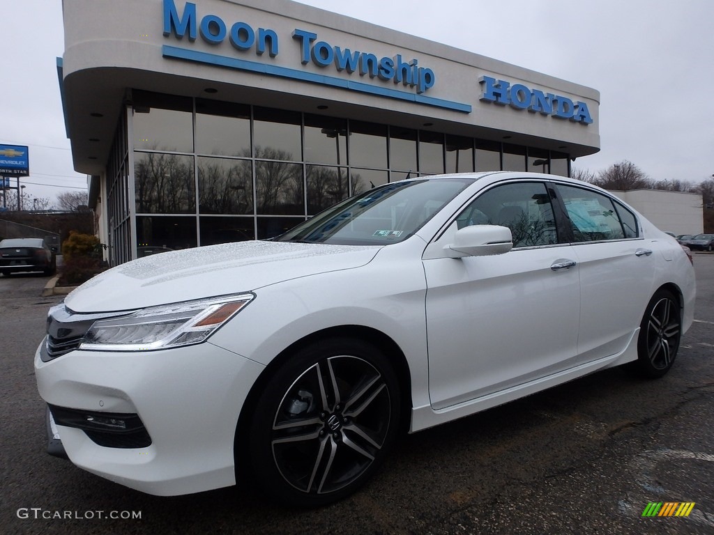 2017 Accord Touring Sedan - White Orchid Pearl / Ivory photo #1