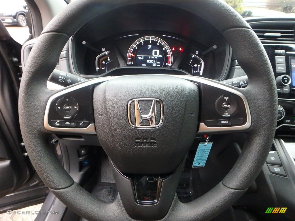2017 Honda CR-V LX AWD Gray Steering Wheel Photo #118284612