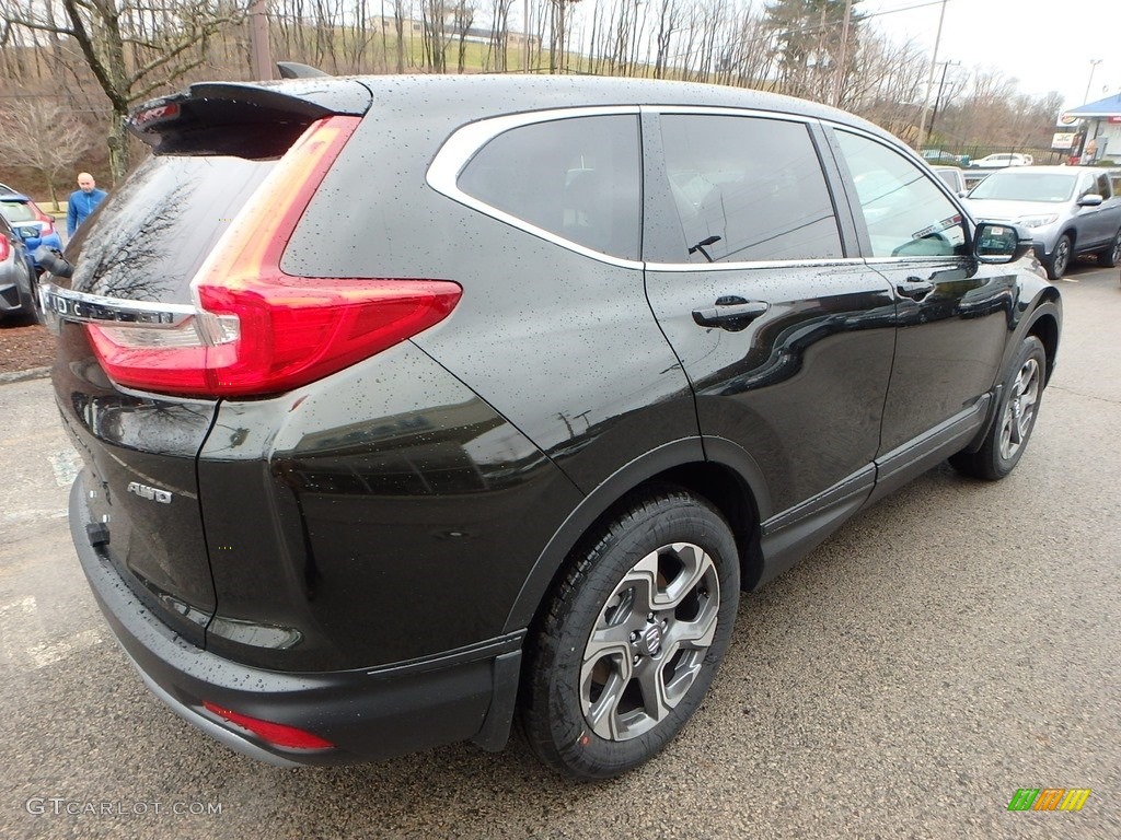 2017 CR-V EX-L AWD - Dark Olive Metallic / Black photo #3