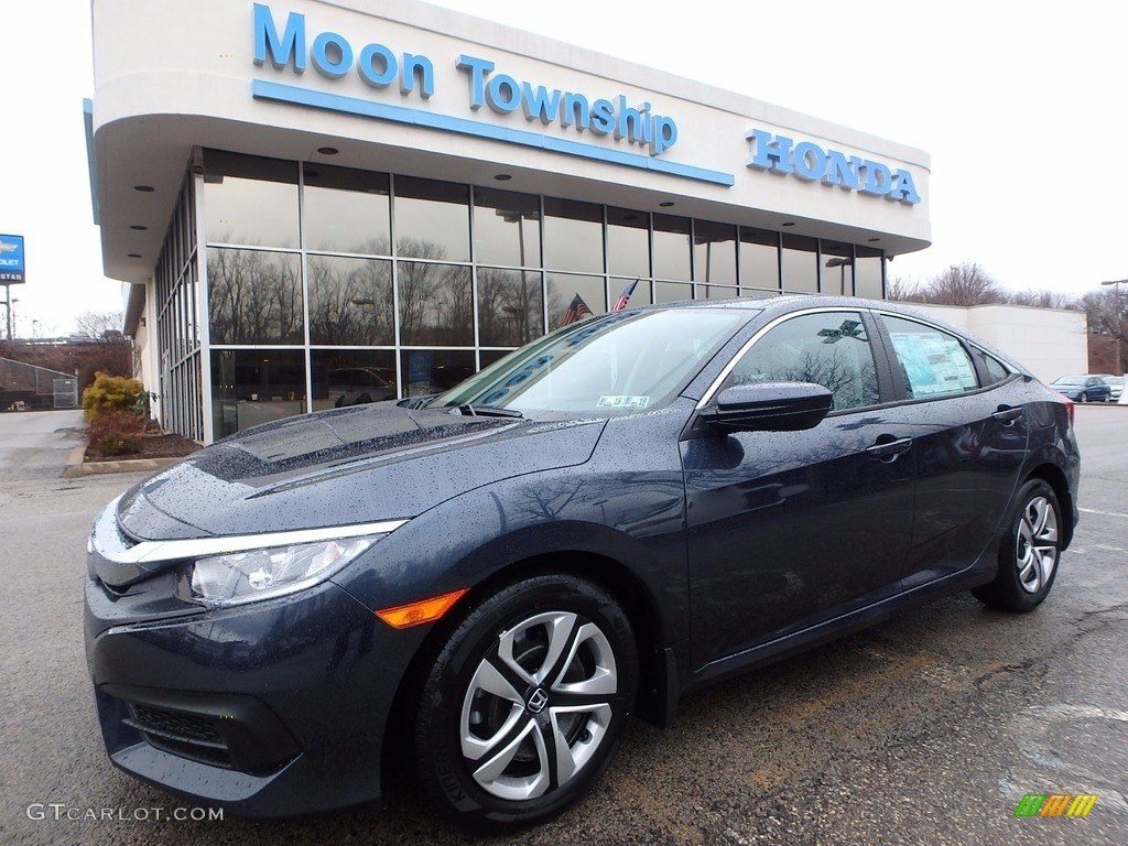 Aegean Blue Metallic Honda Civic