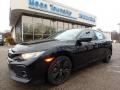 2017 Crystal Black Pearl Honda Civic EX Hatchback  photo #1