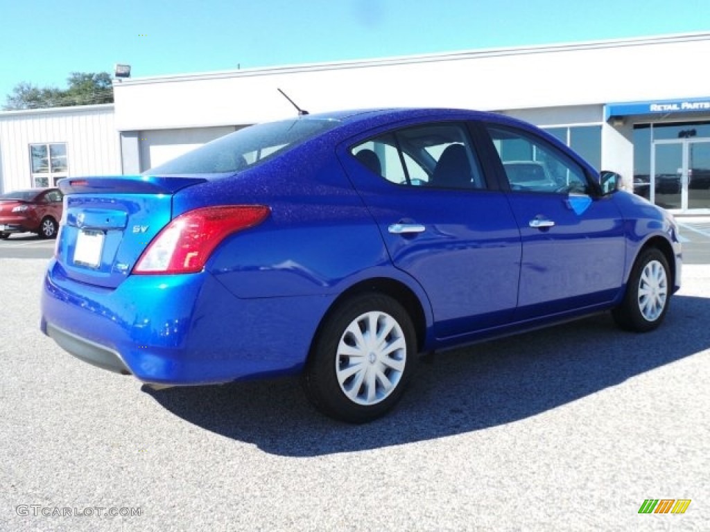 2016 Versa S Sedan - Graphite Blue / Charcoal photo #7