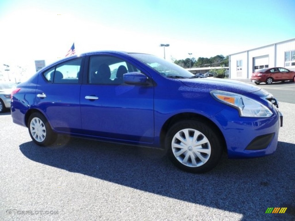 2016 Versa S Sedan - Graphite Blue / Charcoal photo #10