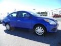 2016 Graphite Blue Nissan Versa S Sedan  photo #10