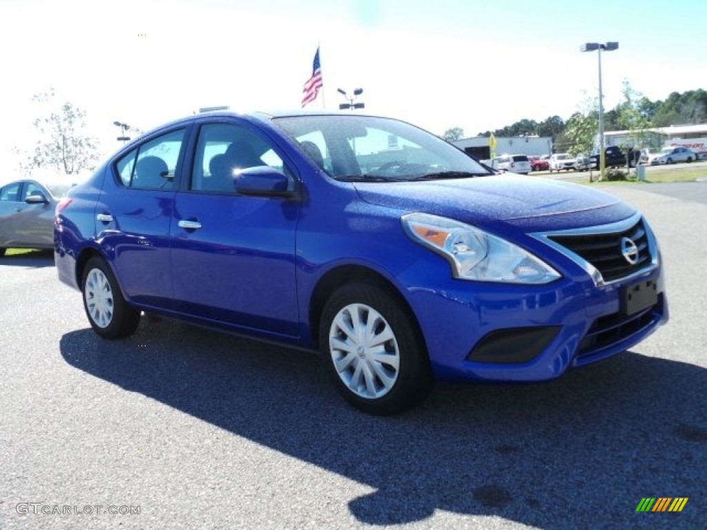 2016 Versa S Sedan - Graphite Blue / Charcoal photo #11