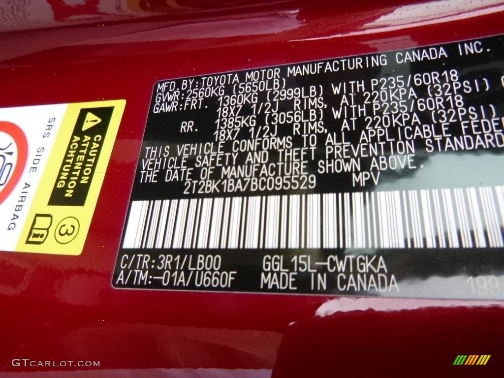 2011 RX 350 AWD - Matador Red Mica / Parchment photo #25