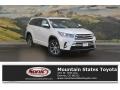 2017 Blizzard White Pearl Toyota Highlander XLE AWD  photo #1