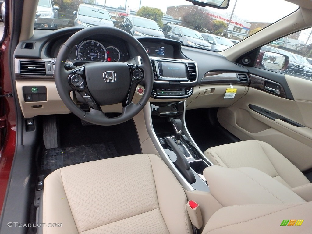 Ivory Interior 2017 Honda Accord EX-L Sedan Photo #118289208