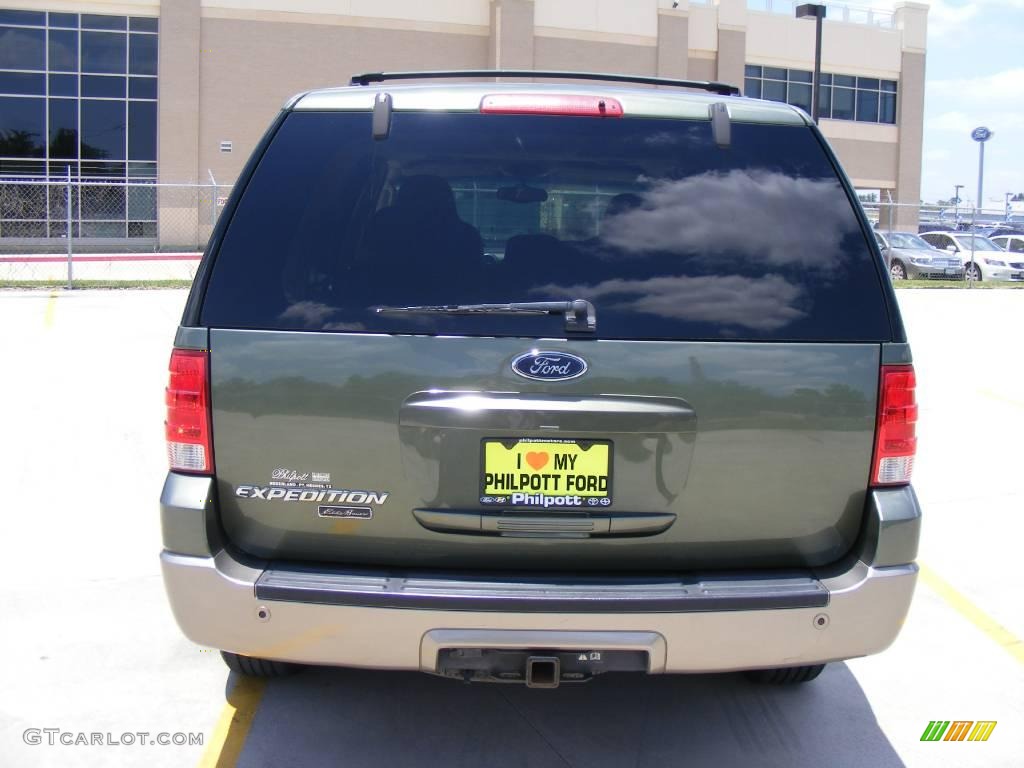 2003 Expedition Eddie Bauer 4x4 - Estate Green Metallic / Medium Parchment photo #4
