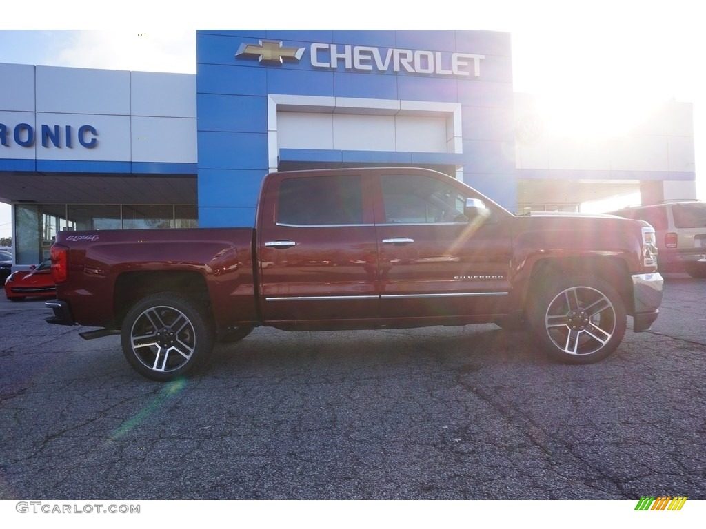 2017 Silverado 1500 LTZ Crew Cab 4x4 - Siren Red Tintcoat / Jet Black photo #8