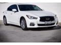 Moonlight White 2015 Infiniti Q50 3.7