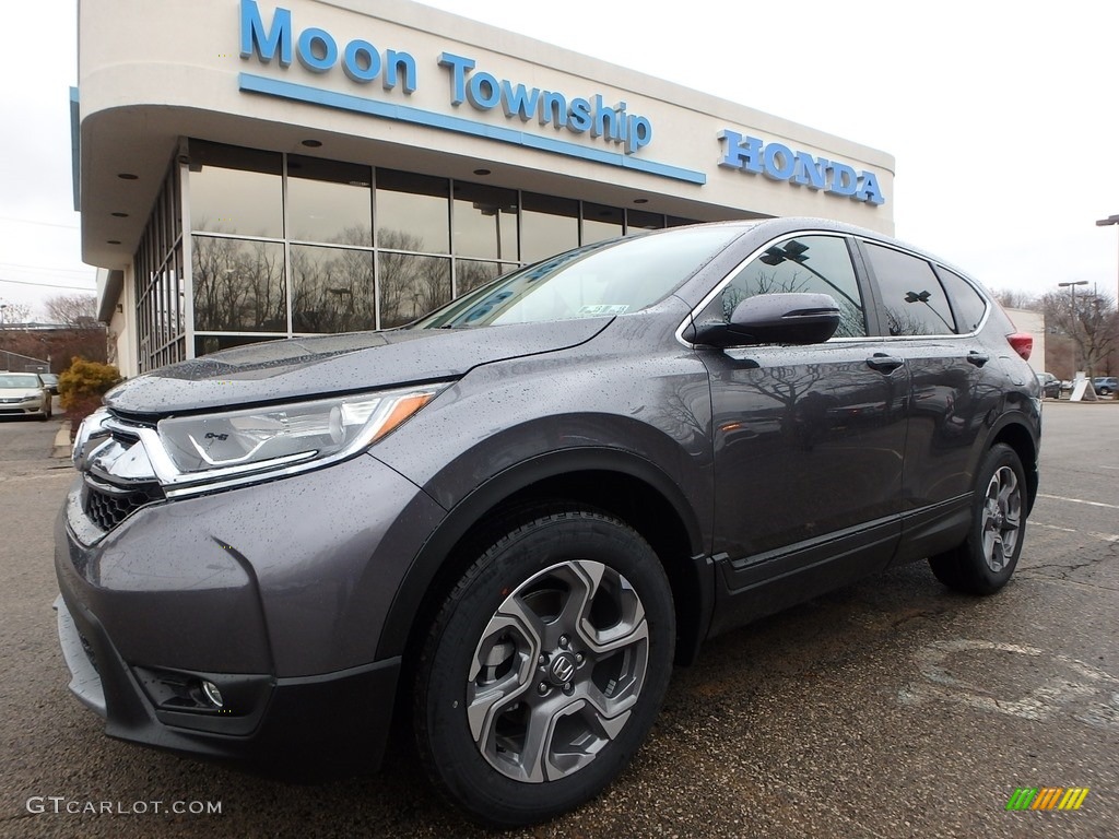 2017 CR-V EX-L AWD - Modern Steel Metallic / Gray photo #1