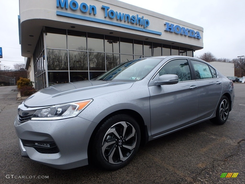 2017 Accord EX Sedan - Lunar Silver Metallic / Gray photo #1