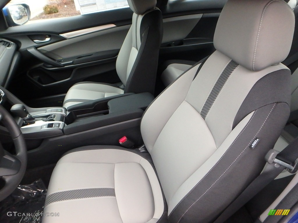 Black Interior 2017 Honda Civic LX Coupe Photo #118294038