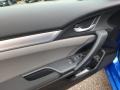 Black 2017 Honda Civic LX Coupe Door Panel
