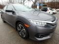 2017 Modern Steel Metallic Honda Civic EX-L Sedan  photo #4