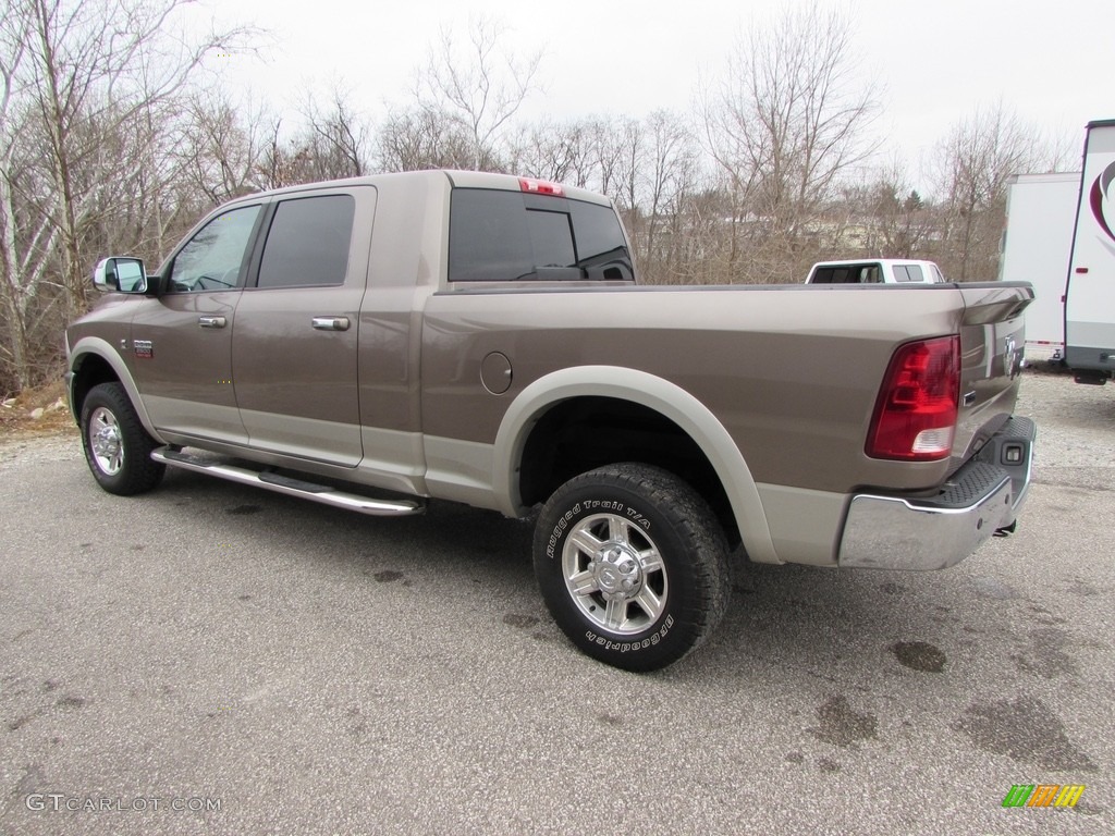 2010 Ram 2500 Laramie Mega Cab 4x4 - Austin Tan Pearl / Light Pebble Beige/Bark Brown photo #6