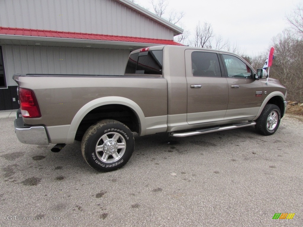 2010 Ram 2500 Laramie Mega Cab 4x4 - Austin Tan Pearl / Light Pebble Beige/Bark Brown photo #7