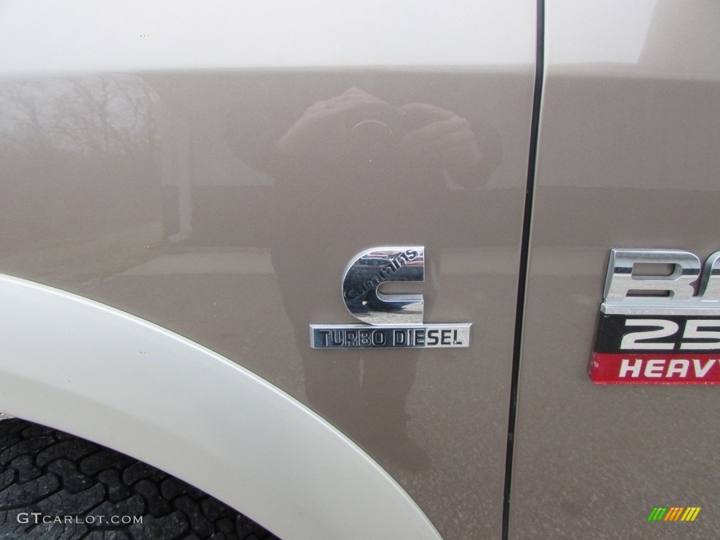 2010 Ram 2500 Laramie Mega Cab 4x4 - Austin Tan Pearl / Light Pebble Beige/Bark Brown photo #12