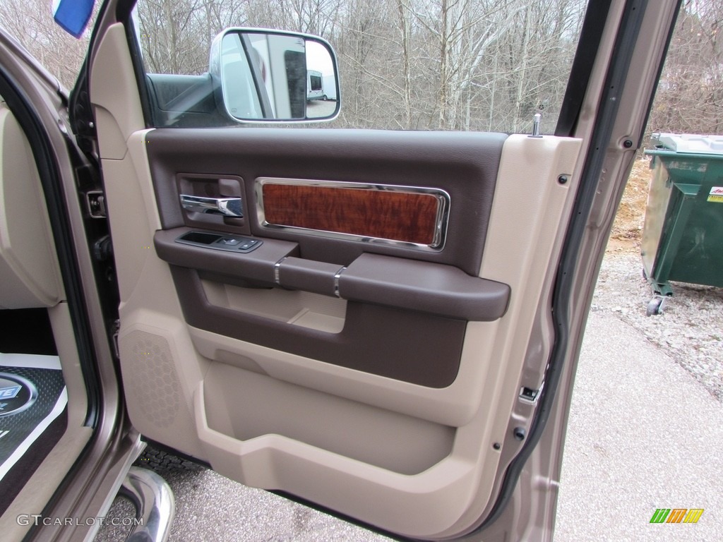 2010 Ram 2500 Laramie Mega Cab 4x4 - Austin Tan Pearl / Light Pebble Beige/Bark Brown photo #25