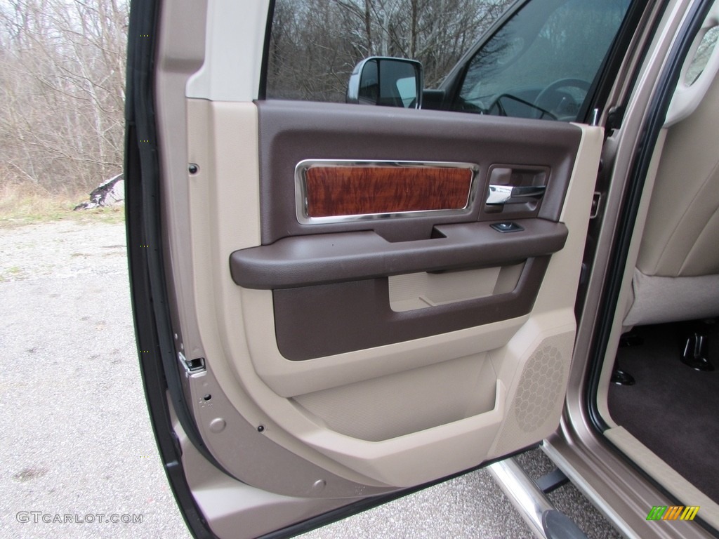 2010 Ram 2500 Laramie Mega Cab 4x4 - Austin Tan Pearl / Light Pebble Beige/Bark Brown photo #32