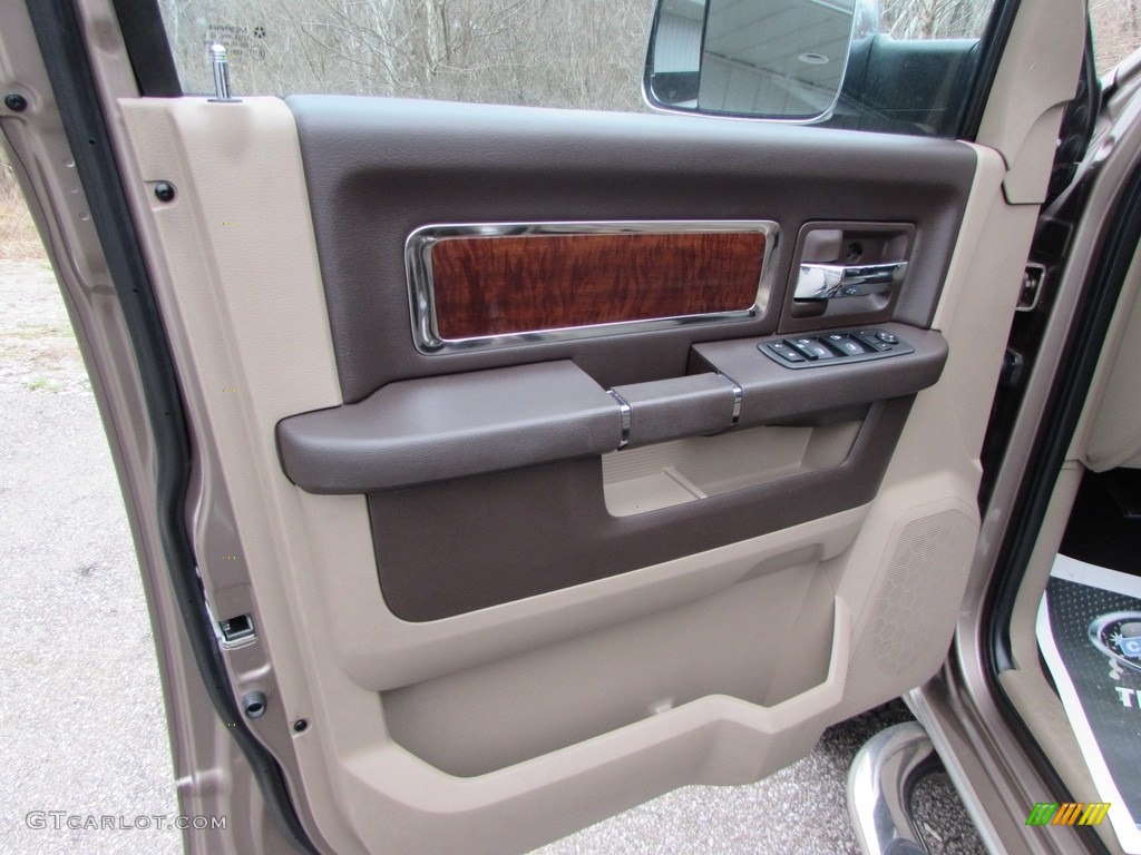 2010 Ram 2500 Laramie Mega Cab 4x4 - Austin Tan Pearl / Light Pebble Beige/Bark Brown photo #38
