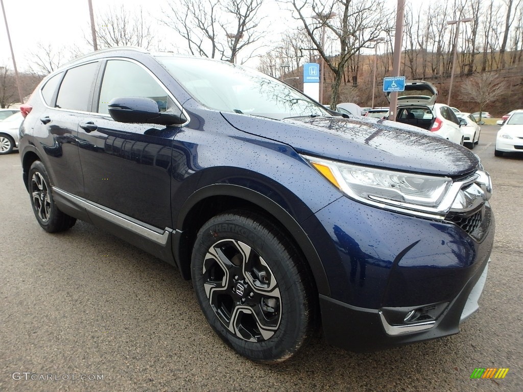 Obsidian Blue Pearl 2017 Honda CR-V Touring AWD Exterior Photo #118295610