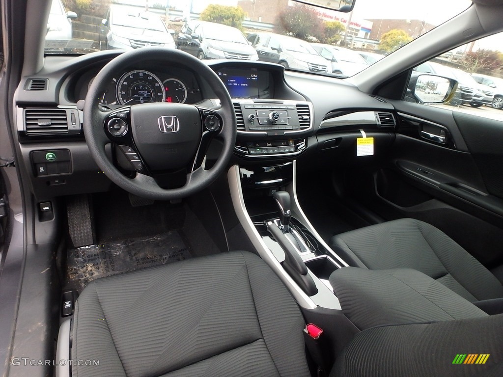 2017 Accord LX Sedan - Modern Steel Metallic / Black photo #7