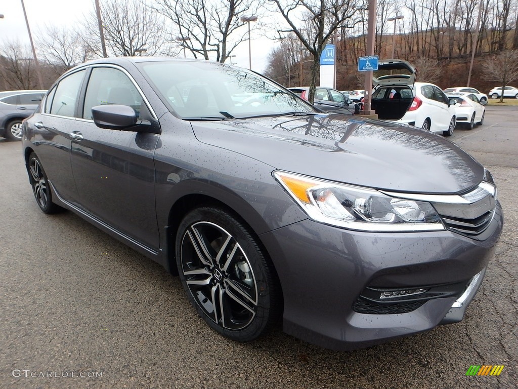 2017 Accord Sport Special Edition Sedan - Modern Steel Metallic / Black photo #4