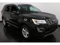 2017 Shadow Black Ford Explorer XLT 4WD  photo #8