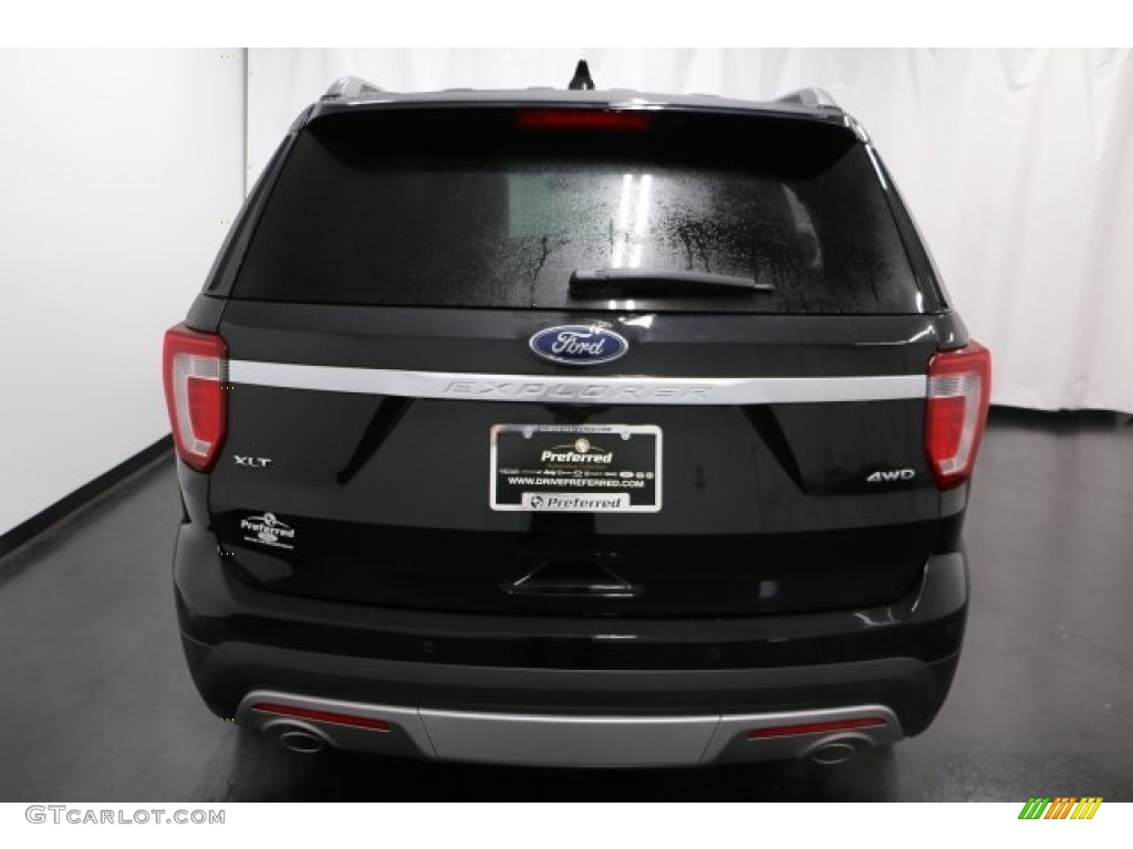 2017 Explorer XLT 4WD - Shadow Black / Ebony Black photo #10